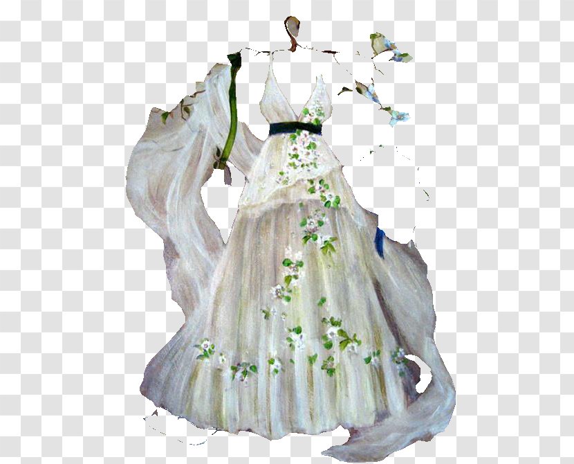Wedding Dress Clothing Party Drawing - Gift Transparent PNG