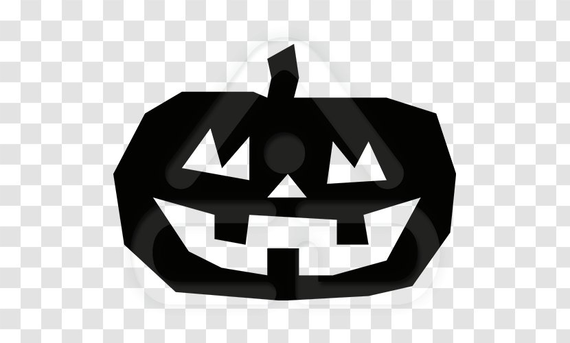 Halloween Clip Art Logo Silhouette Jack-o'-lantern - Pumpkin Transparent PNG