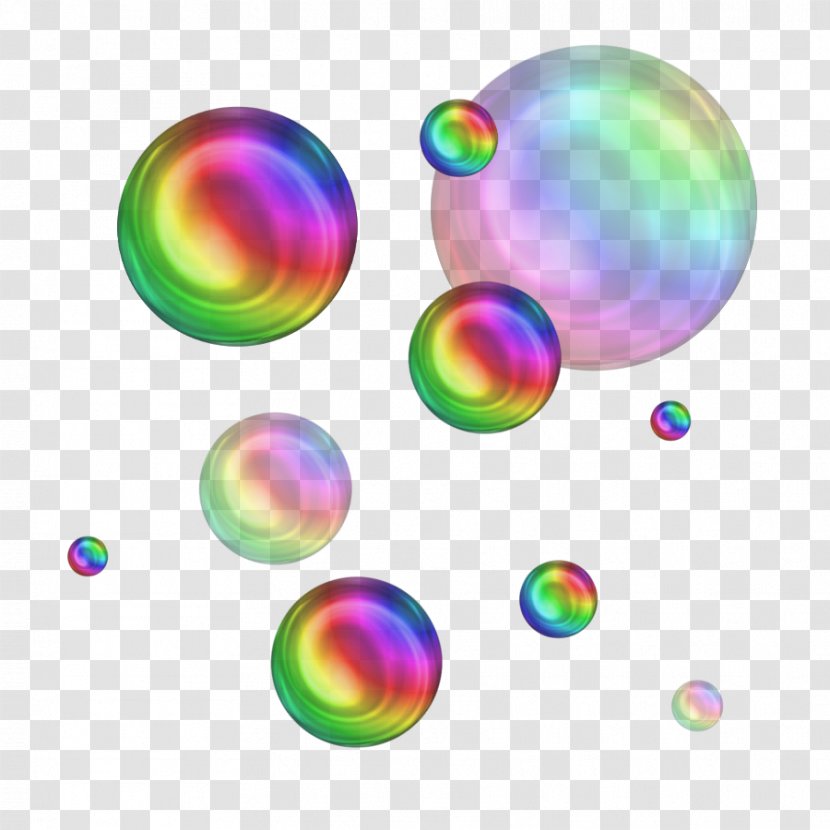 Drop Editing Clip Art - Sphere - Colorful Bubble Transparent PNG