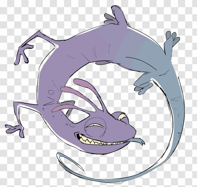 Lizard Randall Boggs Clip Art - Monsters Inc - Vector Cartoon Transparent PNG