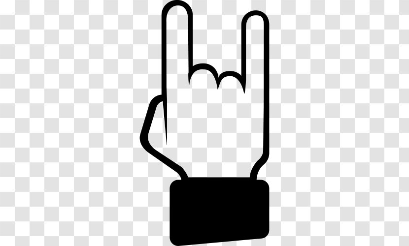 T-shirt Spreadshirt Sign Of The Horns Middle Finger Hand - Symbol Transparent PNG