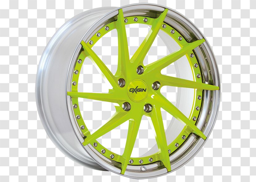 Alloy Wheel Autofelge Spoke Bicycle Wheels Rim - Green Liquid Transparent PNG