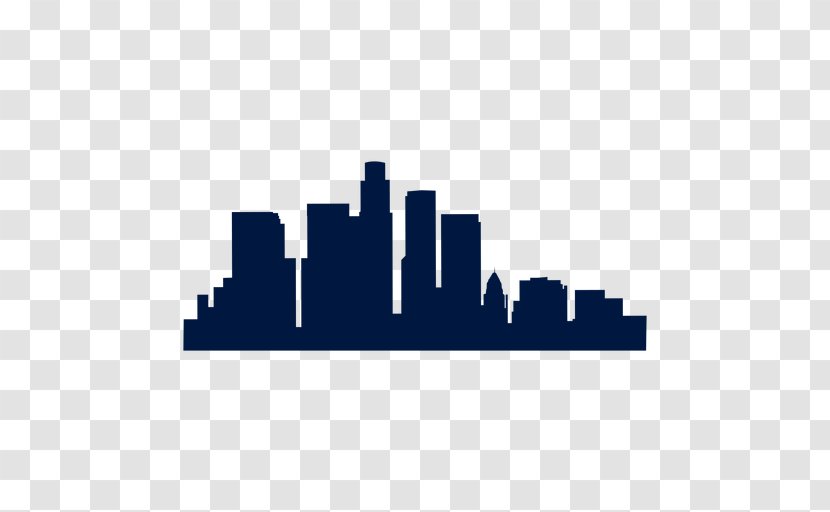 Los Angeles Skyline - Blue - File Transparent PNG