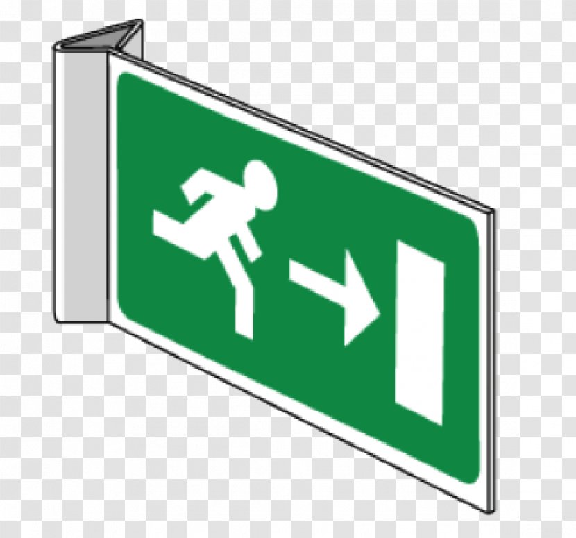 Emergency Exit Pictogram ISO 7010 Safety Sticker - Polymethyl Methacrylate - Modle Transparent PNG