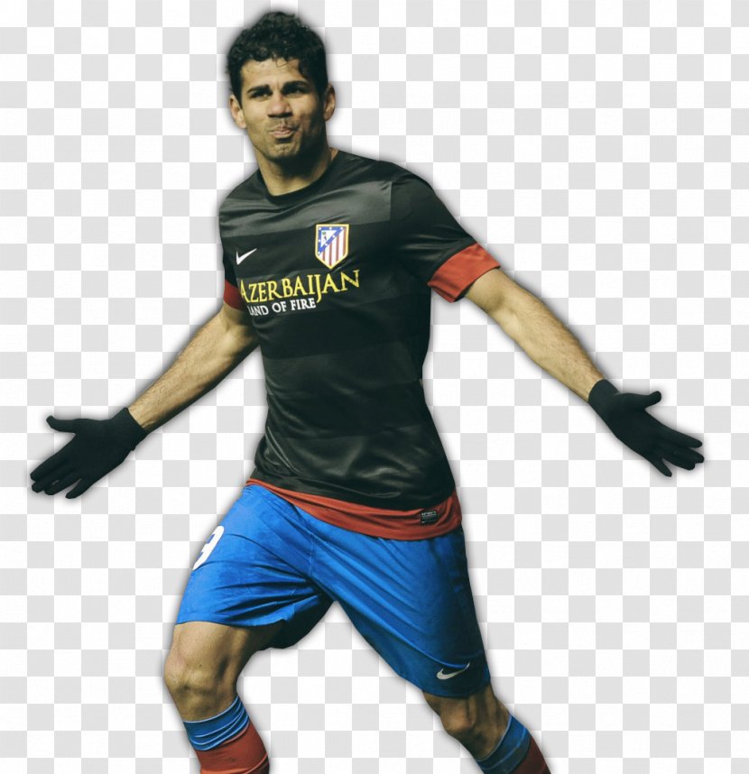 Designer Sport T-shirt Football Player - Diego Costa Transparent PNG