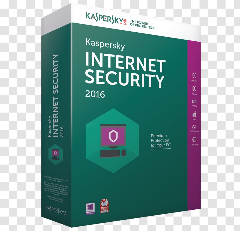 Kaspersky Internet Security Lab Antivirus Software Computer - Ms Transparent PNG
