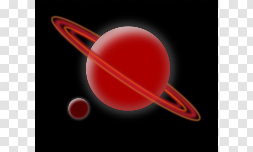 Mars Planet Saturn Clip Art - Red - Cliparts Transparent PNG