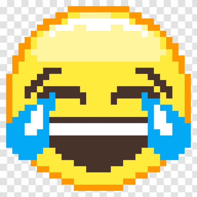 Laughing Emoji Pixel Art