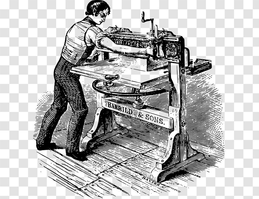 Printing Press Newspaper Publishing - Style Transparent PNG