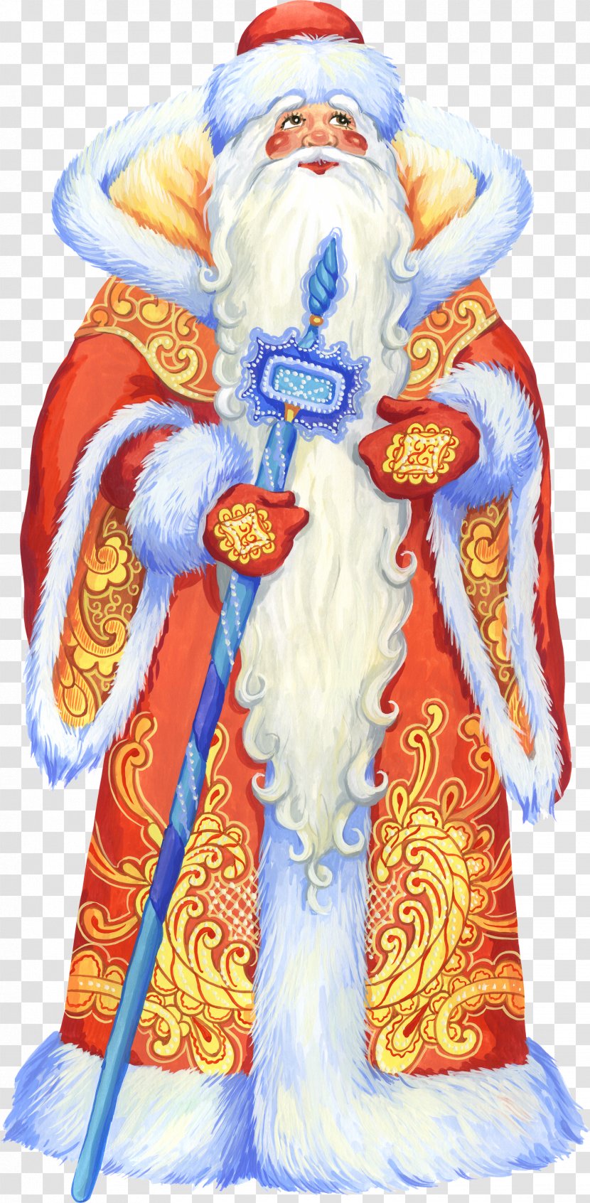 Ded Moroz Snegurochka Santa Claus Christmas Clip Art - New Year Transparent PNG