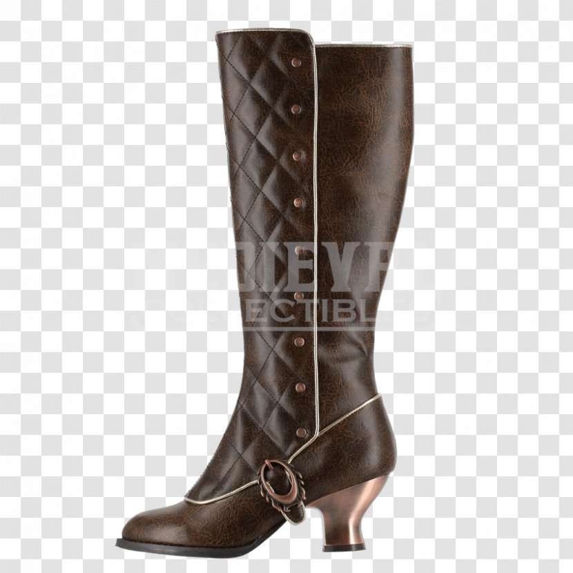 Riding Boot High-heeled Shoe - Buckle Transparent PNG