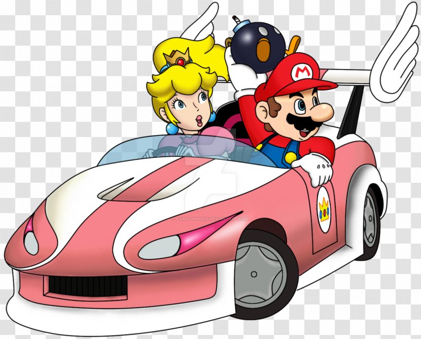 Mario Kart Wii Kart: Double Dash Princess Peach Super Bros. - Technology Transparent PNG