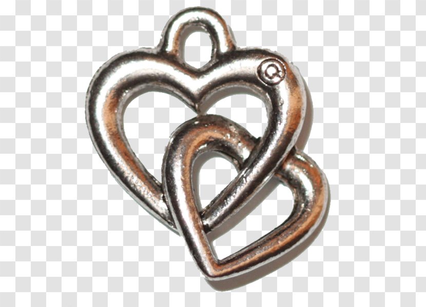 Silver Copper - Heart Transparent PNG