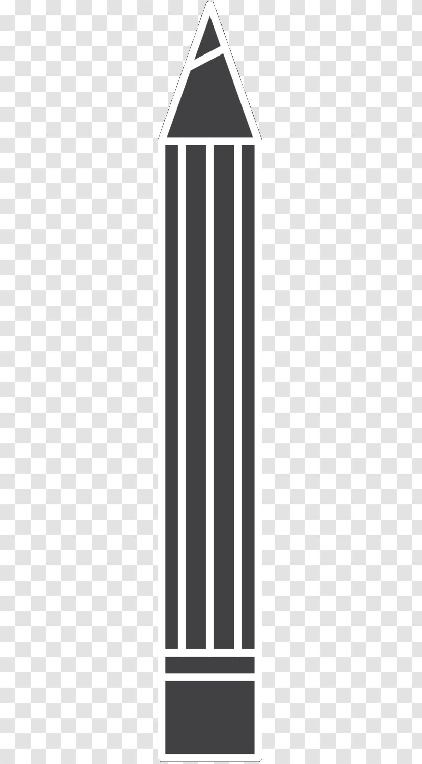 Facade Angle Black & White - M - Pattern Line Transparent PNG