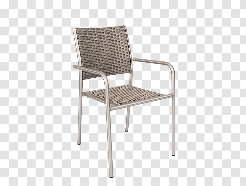 Chair Garden Furniture Rattan Resin Wicker Seat - Metal Transparent PNG
