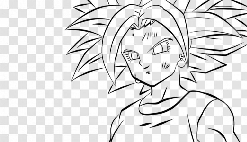Goku Chi-Chi Drawing Super Saiyan - Frame Transparent PNG