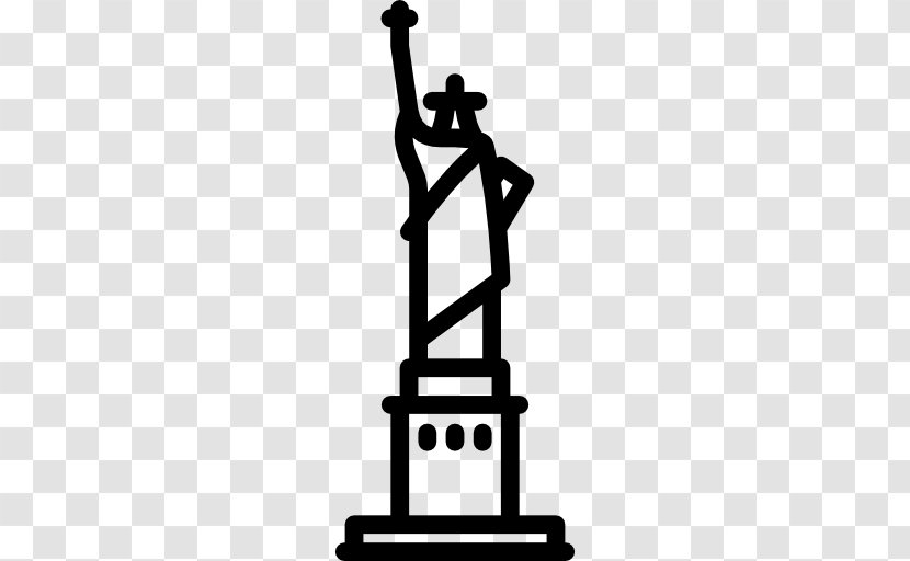 Statue Of Liberty Monument - Silhouette - Usa Transparent PNG