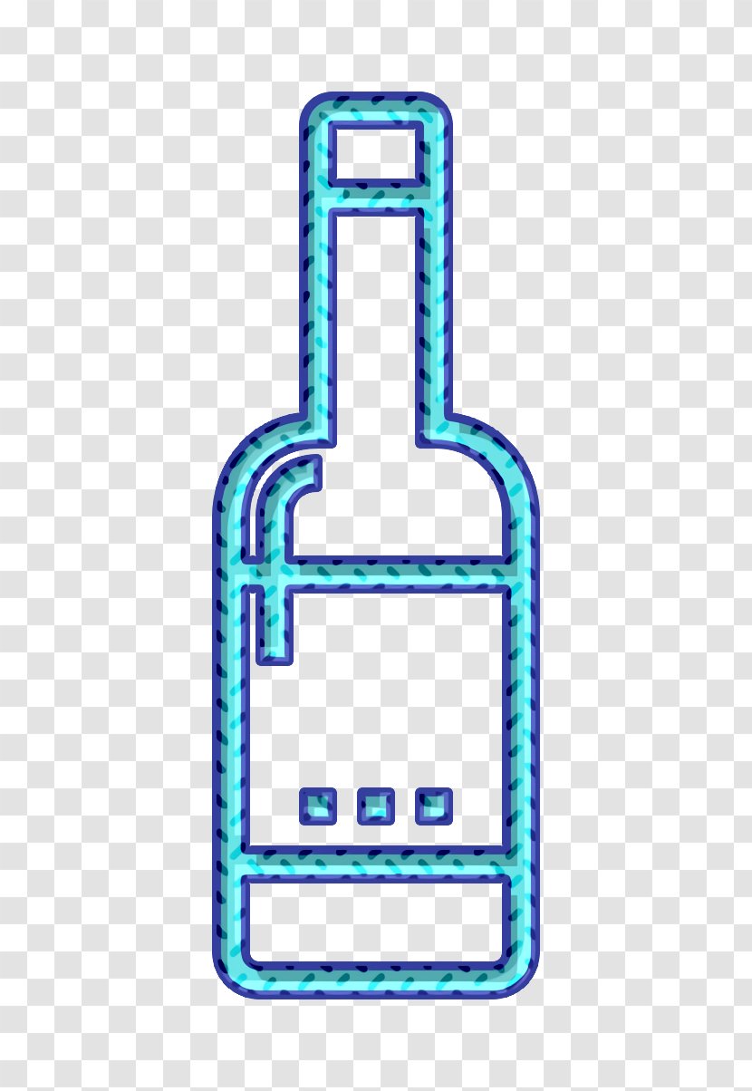 Alcohol Icon Beer Beverage - Electric Blue Transparent PNG