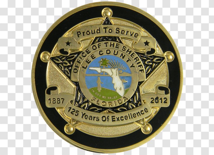Lee County, Florida County Sheriff's Office Badge Emblem Police - Medal Transparent PNG