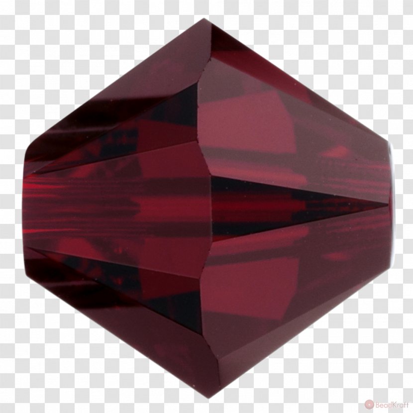 Crystal Swarovski AG Ruby Bead - Gemstone Transparent PNG