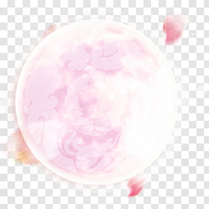 Mid-Autumn Festival - Pink - Mid Autumn Day Moon Transparent PNG