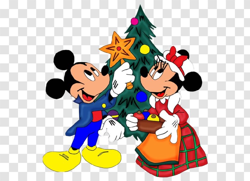 Minnie Mouse Mickey Donald Duck Pluto Daisy - Christmas Ornament Transparent PNG