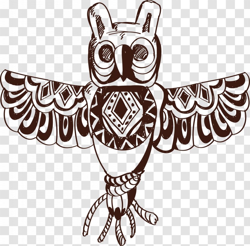 Owl Totem - Vertebrate - Decoration Transparent PNG
