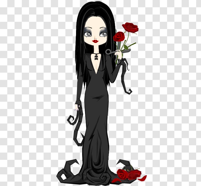 Morticia Addams Gomez Wednesday The Family Lily Munster - Heart Transparent PNG