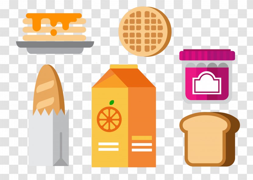 Breakfast Fast Food Euclidean Vector Icon - Brand - Elements Transparent PNG