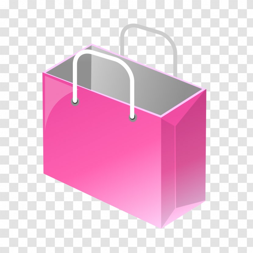 Paper Shopping Bag - Graphics Red Bags Transparent PNG