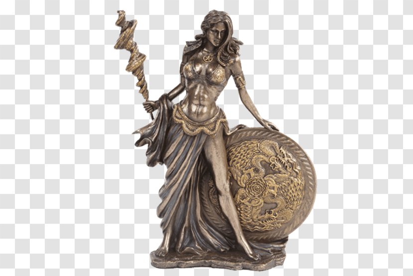 Frigga Odin Asgard Norse Mythology - Bronze Sculpture - Thor Transparent PNG