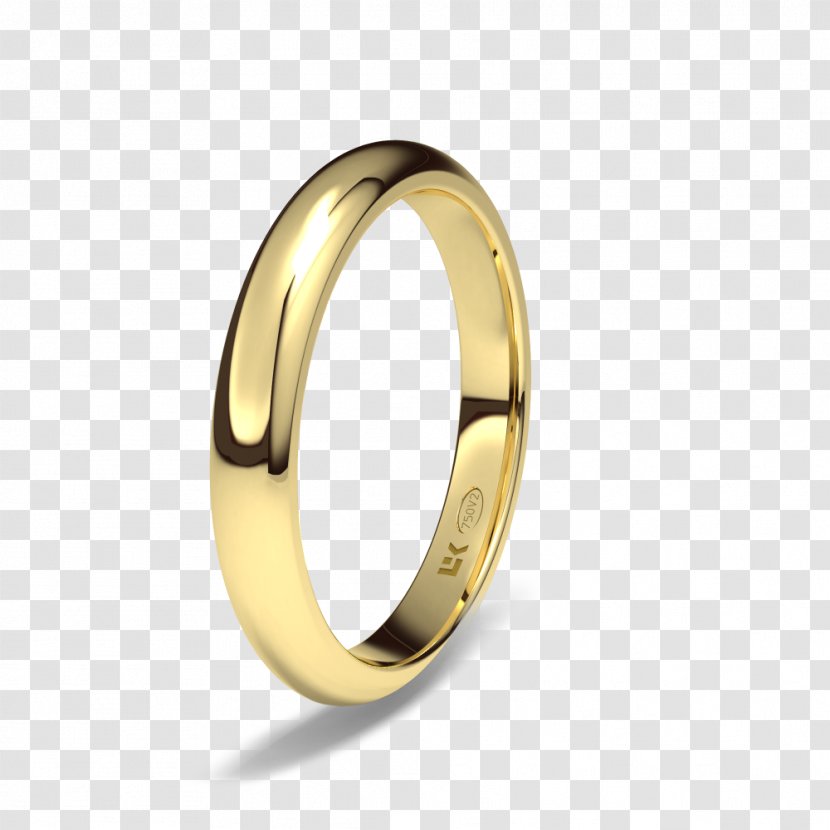 Wedding Ring Gold Platinum Brilliant - Carat Transparent PNG