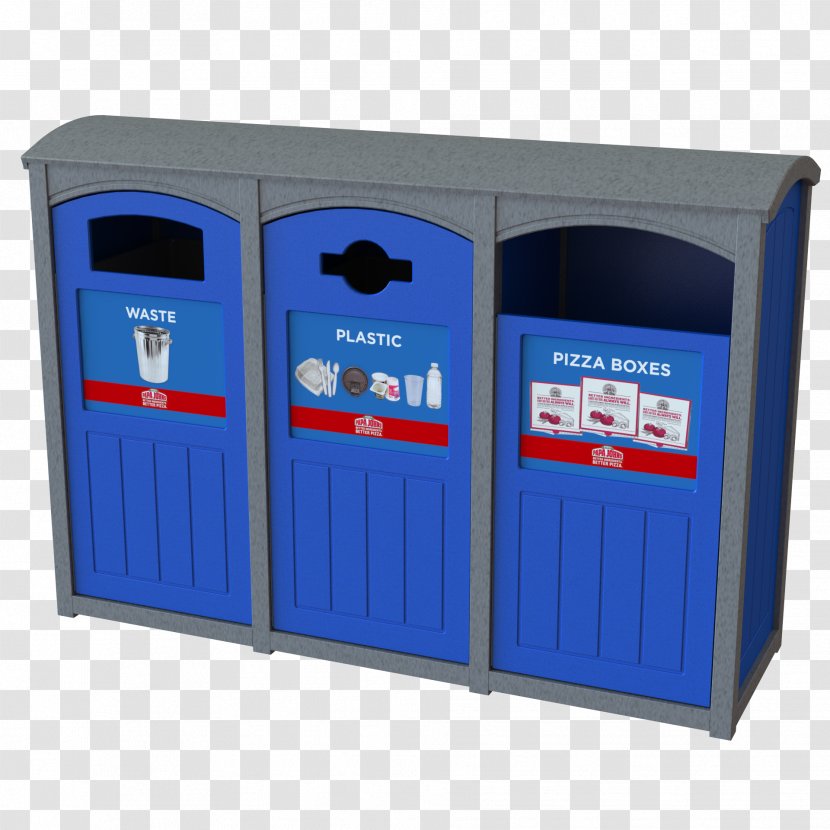 Recycling Bin Restaurant Rubbish Bins & Waste Paper Baskets Furniture - Blue - Garbage Cleaning Transparent PNG