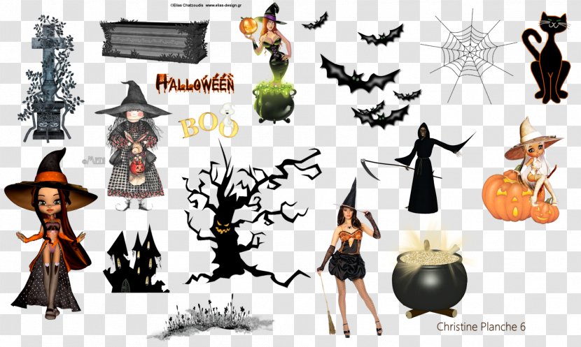 Halloween Witch Ghost Clip Art - Cartoon - Creative Download Transparent PNG