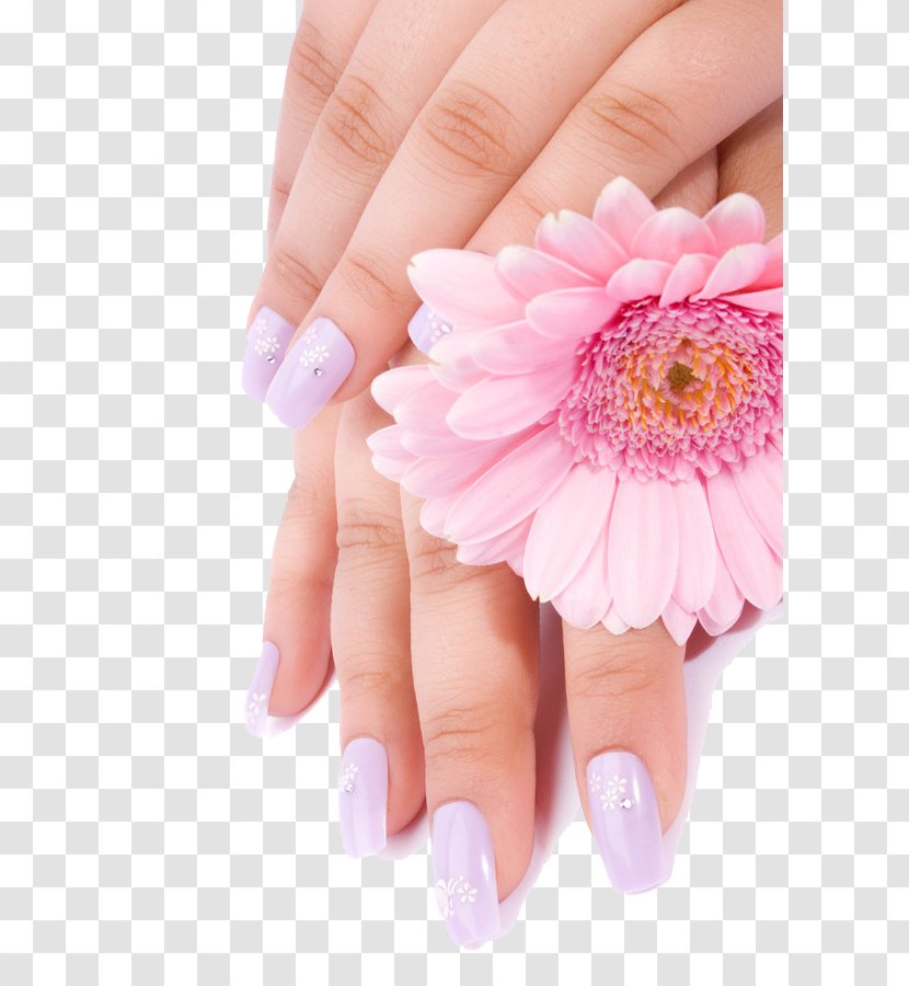 Nail Polish Salon Manicure Art - Flower - Creative Do Nails Transparent PNG