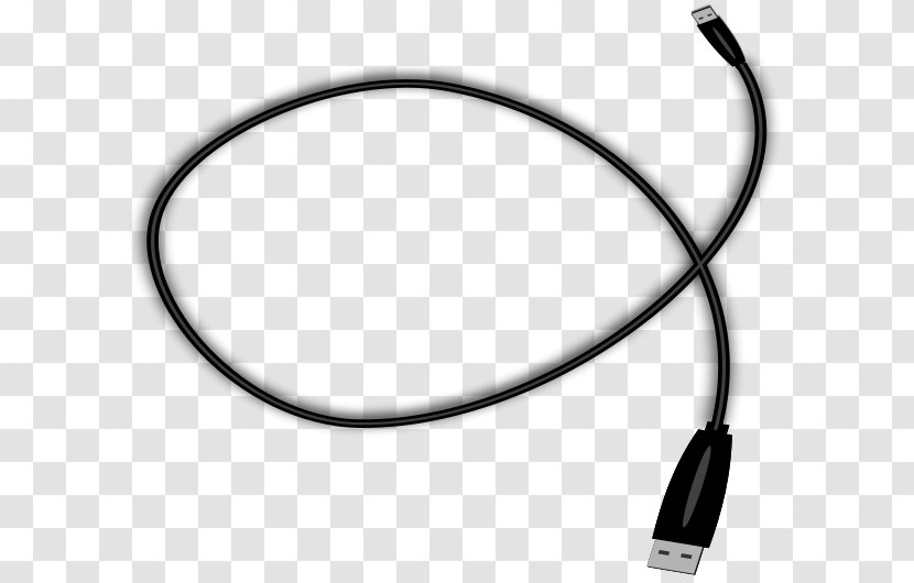 Electrical Cable USB Flash Drives Clip Art - Usb - Gs Cliparts Transparent PNG