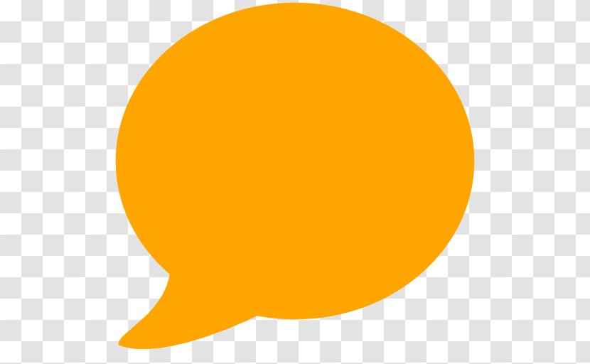 Speech Balloon Callout - Orange - Download And Use Bubble Clipart Transparent PNG