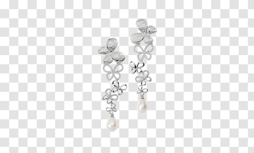 Pearl Earring Jewellery Silver Necklace - Jewelry Making Transparent PNG