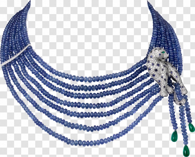 Necklace Jewellery Emerald Cartier Bead - Diamond - Clover Transparent PNG