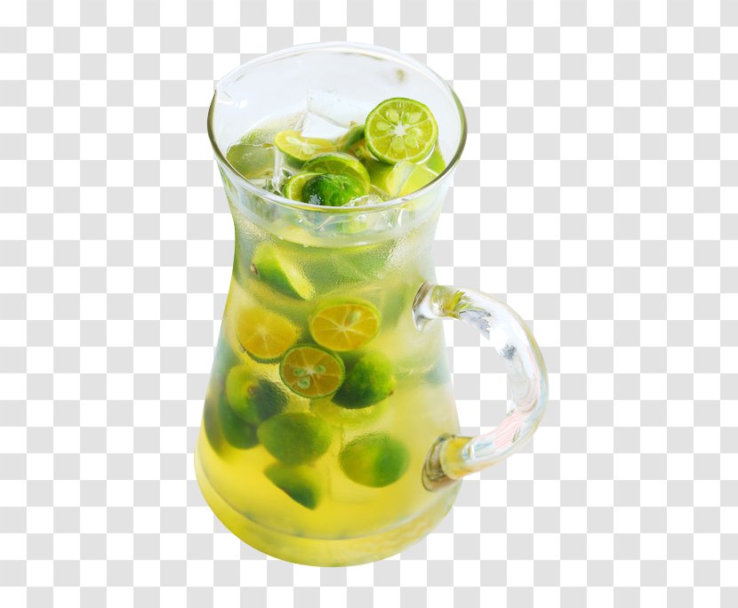 Green Tea Caipirinha Juice Xinyang Maojian - Mooncake - Orange Drinks Transparent PNG