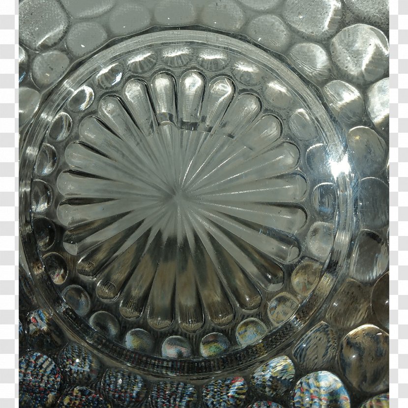 Symmetry Glass Circle Pattern - Large Bowl Transparent PNG