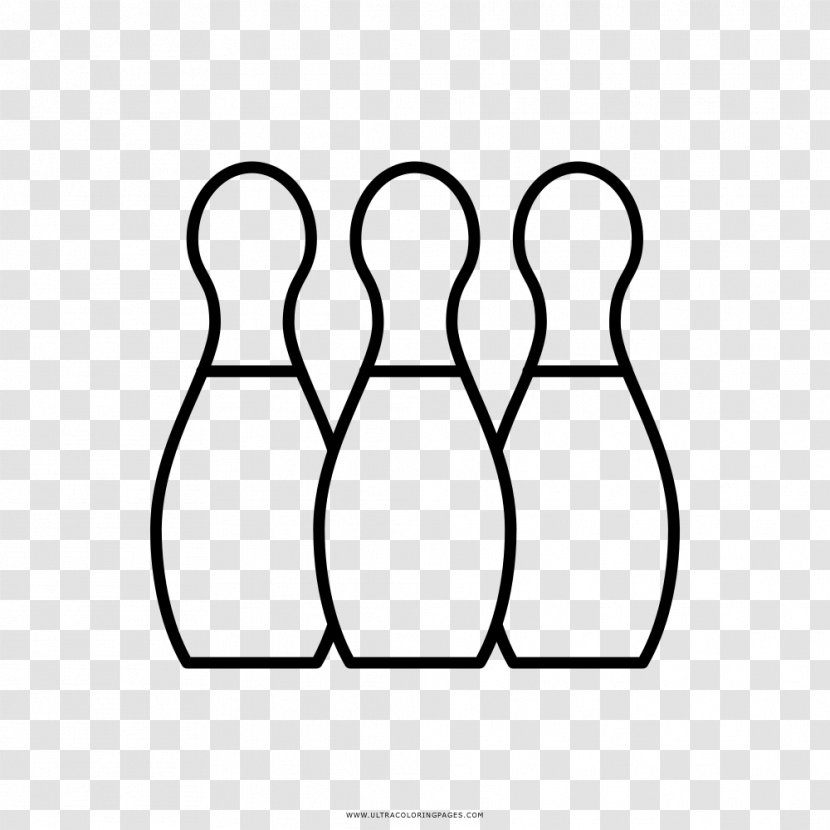 Bowling Pin Drawing Coloring Book Game Transparent PNG