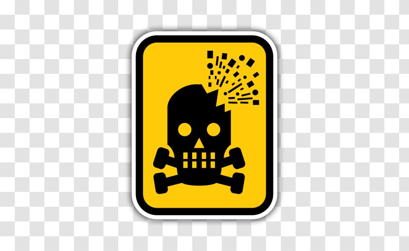 Warning Sign Decal Hazard Symbol Sticker - Emoticon - Business Transparent PNG