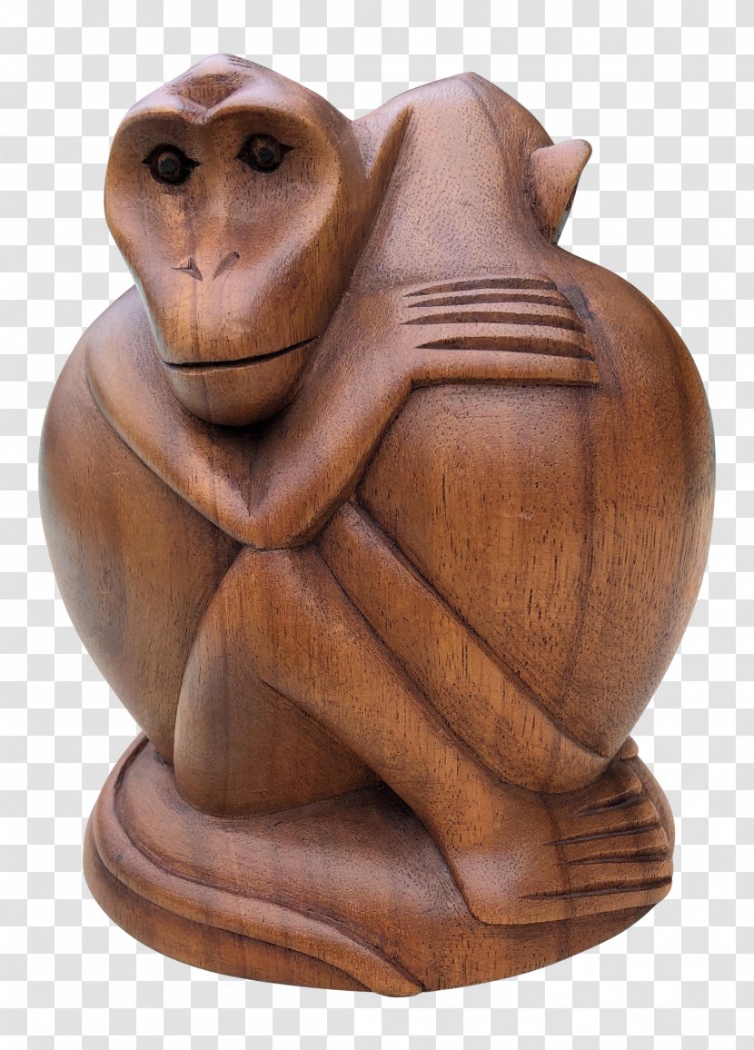 Sculpture Figurine Animal - Wood Carving Transparent PNG