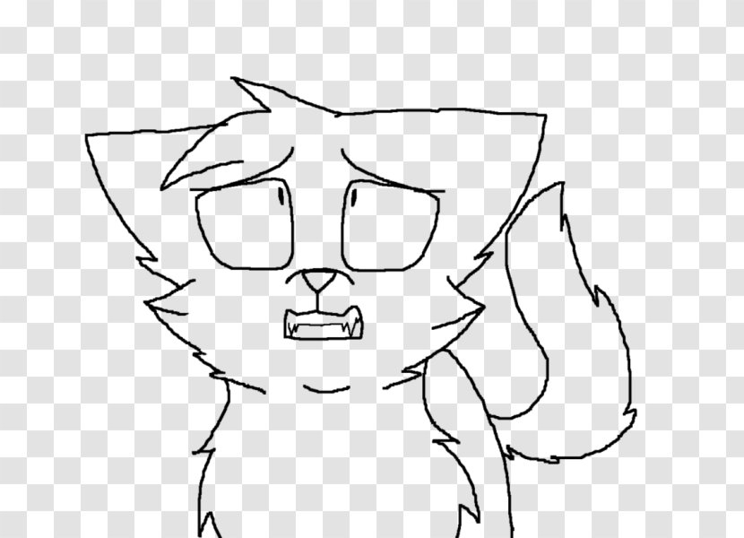 Line Art Cat Drawing Black And White Gray Wolf - Cartoon Transparent PNG