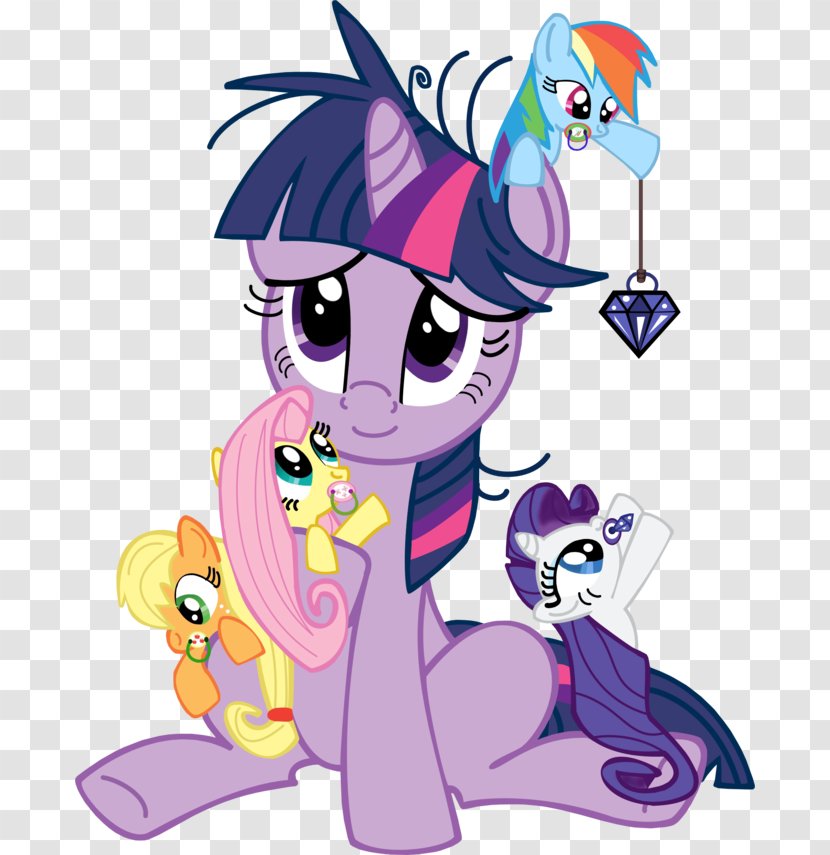 Pony Applejack Pinkie Pie Fluttershy Rainbow Dash - Watercolor - Horse Transparent PNG