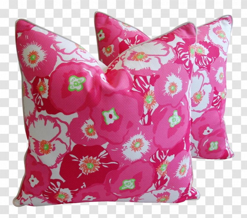 Throw Pillows Cushion Pink M Begonia Transparent PNG
