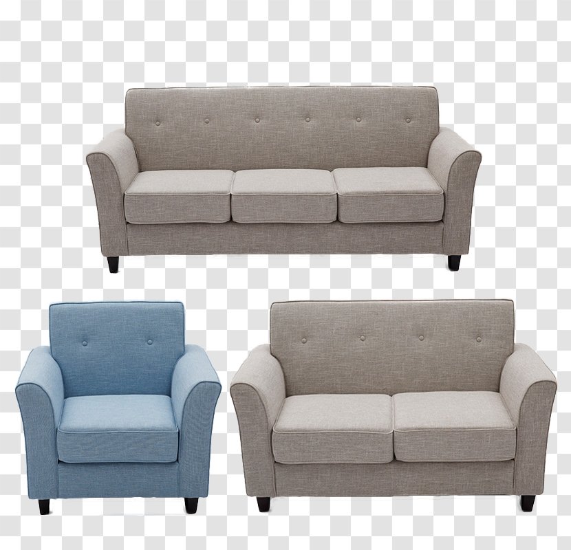 Loveseat Table Couch Chair - Sofa Bed Transparent PNG