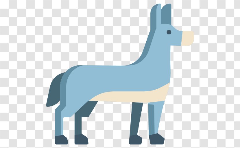 Dog Breed Animal Clip Art - Vertebrate - Donkey Transparent PNG