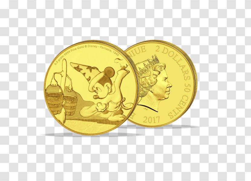 Gold Coin Mickey Mouse Silver Transparent PNG